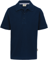 Kids-Poloshirt Classic Gr. 116, tinte - 100% Baumwolle, 200 g/m²