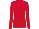 Damen-Longsleeve Performance Gr. XL, rot - 50% Baumwolle, 50% Polyester, 190 g/m²