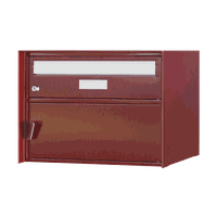 Briefkasten Grimsel HUBER weinrot - BxHxT 415x310x303