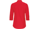 Bluse Vario-¾-Arm Performance Gr. L, rot - 50% Baumwolle, 50% Polyester, 120 g/m²