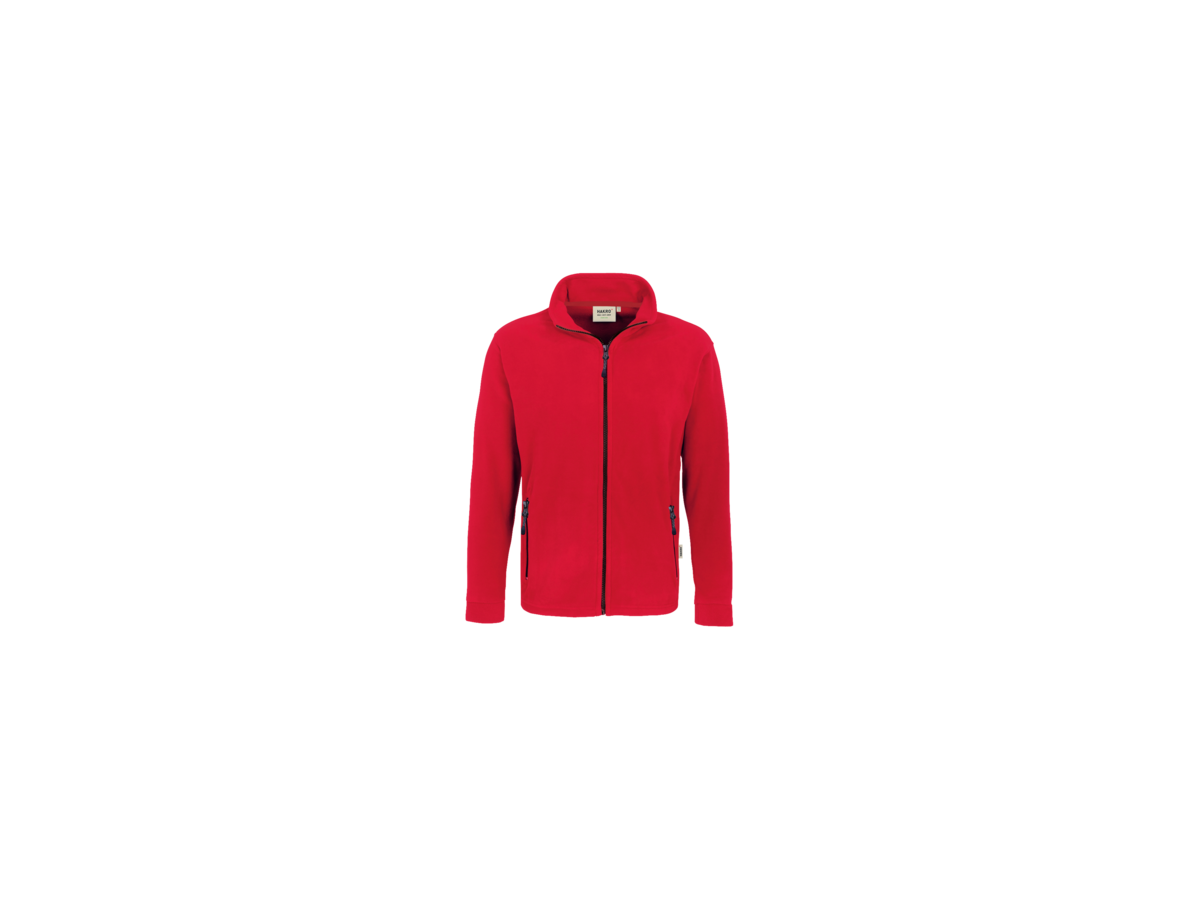 Fleecejacke Langley Gr. XS, rot - 100% Polyester, 220 g/m²