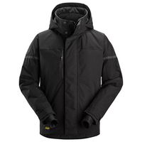 Winterjacke AllroundWork Gr. 2XL - Snickers, schwarz/schwarz, wasserdicht