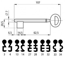 Schlüssel 3-34