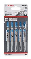 Stichsägeblatt Bosch T 127 D - speziell für Alu 5er-Pack