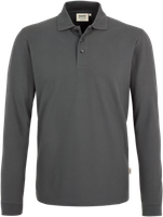 Longsleeve-Poloshirt Classic 2XL graphit - 100% Baumwolle, 220 g/m²