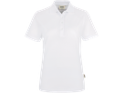 Damen-Poloshirt Classic Gr. S, weiss - 100% Baumwolle