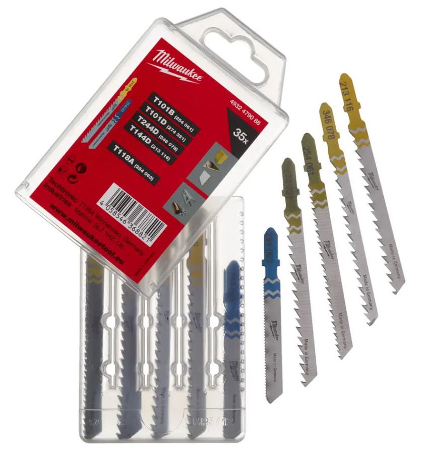 Stichsägeblätter SET 35-tlg. - Milwaukee, für Holz und Metall