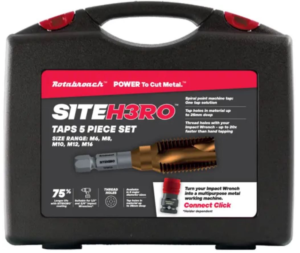 Gewindeschneidersatz SITEH3RO HSS - SHRTP1, M6,M8,M10,M12,M16
