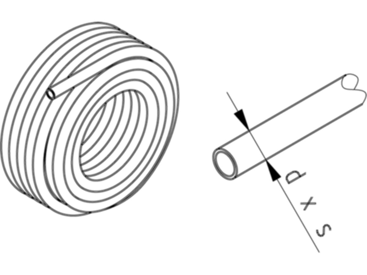 iFit Polybuten-Rohr Ø 20 mm - Rolle à 60 m o.Schutzrohr