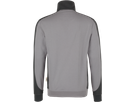 Zip-Sweatsh. Contr. Perf. L titan/anth. - 50% Baumwolle, 50% Polyester