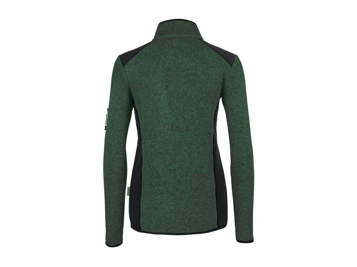 Damen Strickfleecejacke Churchill - Gr. 3XL, tanne meliert