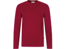 Longsleeve Performance Gr. 6XL, weinrot - 50% Baumwolle, 50% Polyester, 190 g/m²