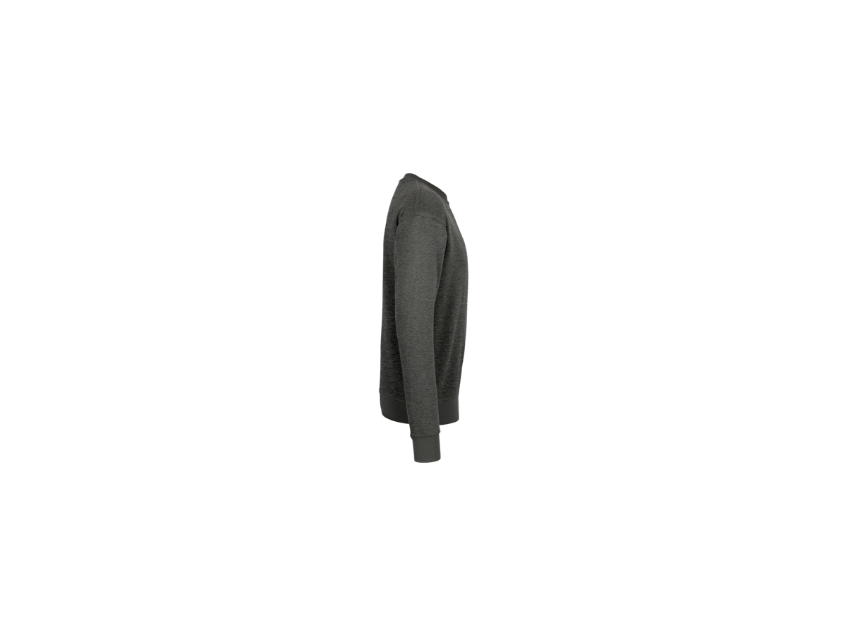 Sweatshirt Perf. S anthrazit meliert - 50% Baumwolle, 50% Polyester