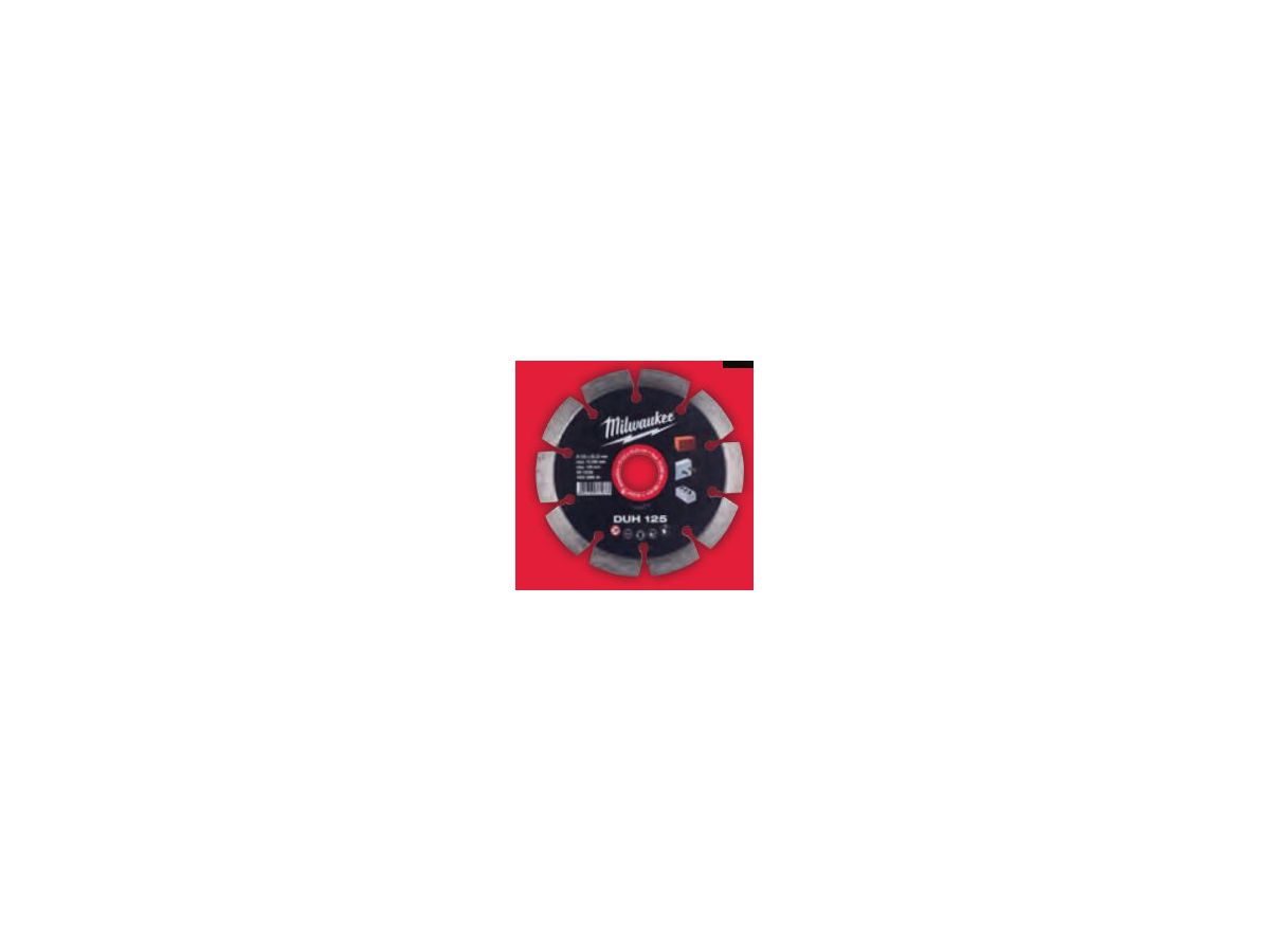 Trennscheiben Combo Pack 125 mm Metall - Milwaukee, +  1x Diamantscheibe