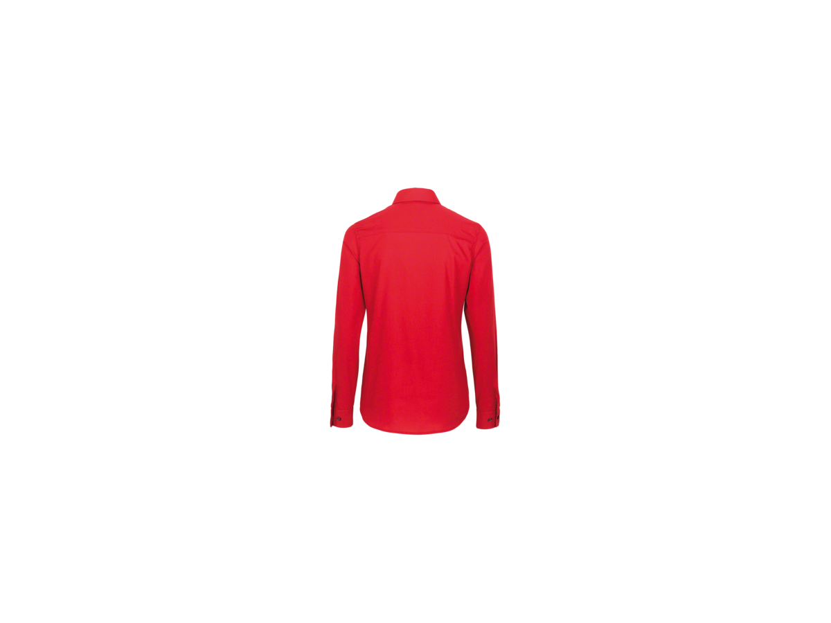 Bluse 1/1-Arm Performance Gr. 6XL, rot - 50% Baumwolle, 50% Polyester, 120 g/m²