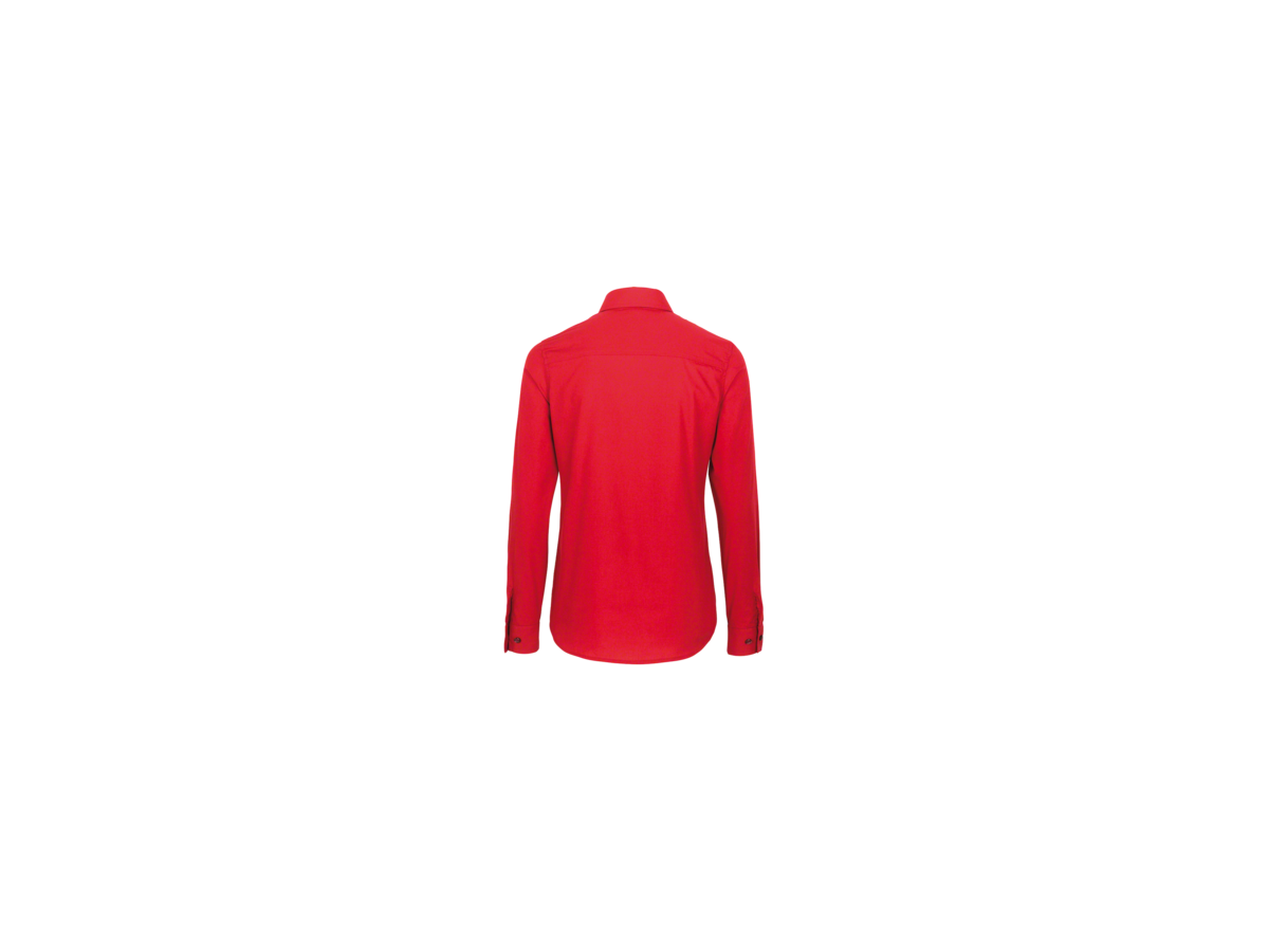 Bluse 1/1-Arm Performance Gr. XS, rot - 50% Baumwolle, 50% Polyester, 120 g/m²