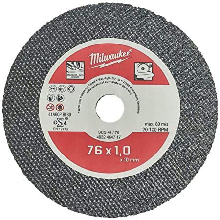 Trennscheiben Milwaukee CS41 76 mm - à 5 Stk., für Stahl und Inox
