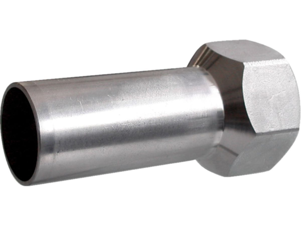 Eurotubi Übergang mit Steckende Inox - mit IG