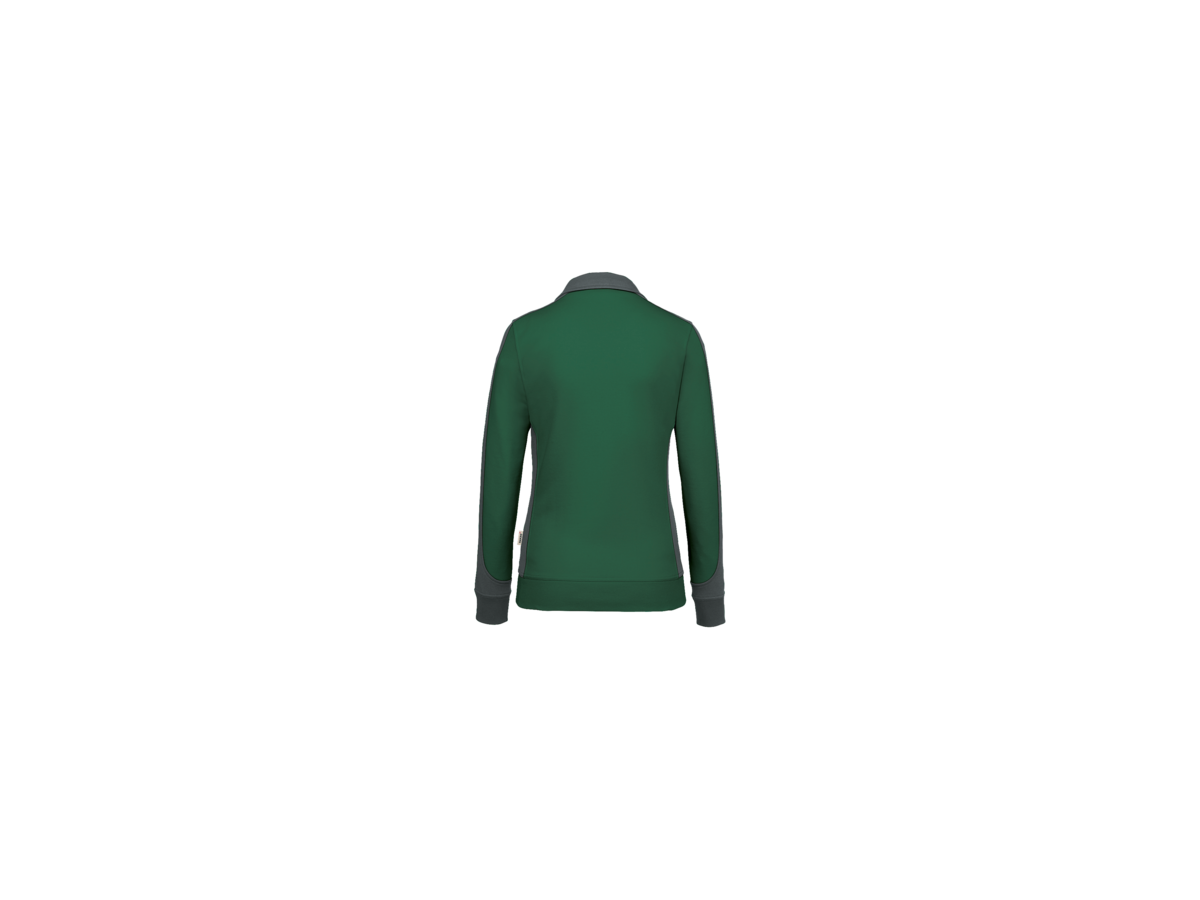 Damen-Sw.jacke Co. Perf. 5XL tanne/anth. - 50% Baumwolle, 50% Polyester, 300 g/m²