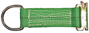 Ankergurt zu Ankerschienen - Länge 15 cm, grün breite 50 mm