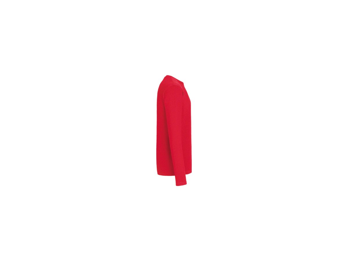 Longsleeve Performance Gr. 6XL, rot - 50% Baumwolle, 50% Polyester, 190 g/m²