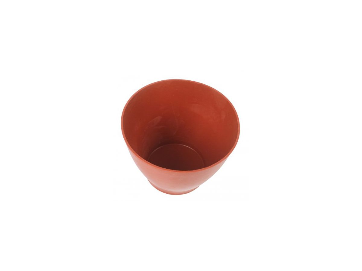 Gipsbecher aus Gummi rund