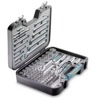 Steckschlüsselsatz,1/4 + 1/2", 86-tlg. - Kunststoff-Koffer,"technocraft Prof.