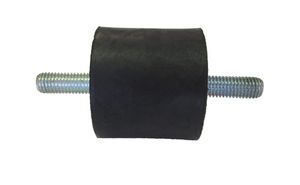 Gummi-Metall Puffer Typ A NK 55 20x15mm - beidseitig M6x15 mm