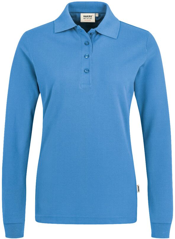 Poloshirt langärmelig Einlaufvorbehand. - 50 % Baumw. 50 % Polyester, Gr. XS-6XL