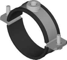 Polyfix-PE Rohrschelle isoliert - 2 Schrauben, 2.0/11.18