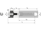 Montagesystem M12 x 300 mm - Pak à 2 Stk. TOX Thermo Proof