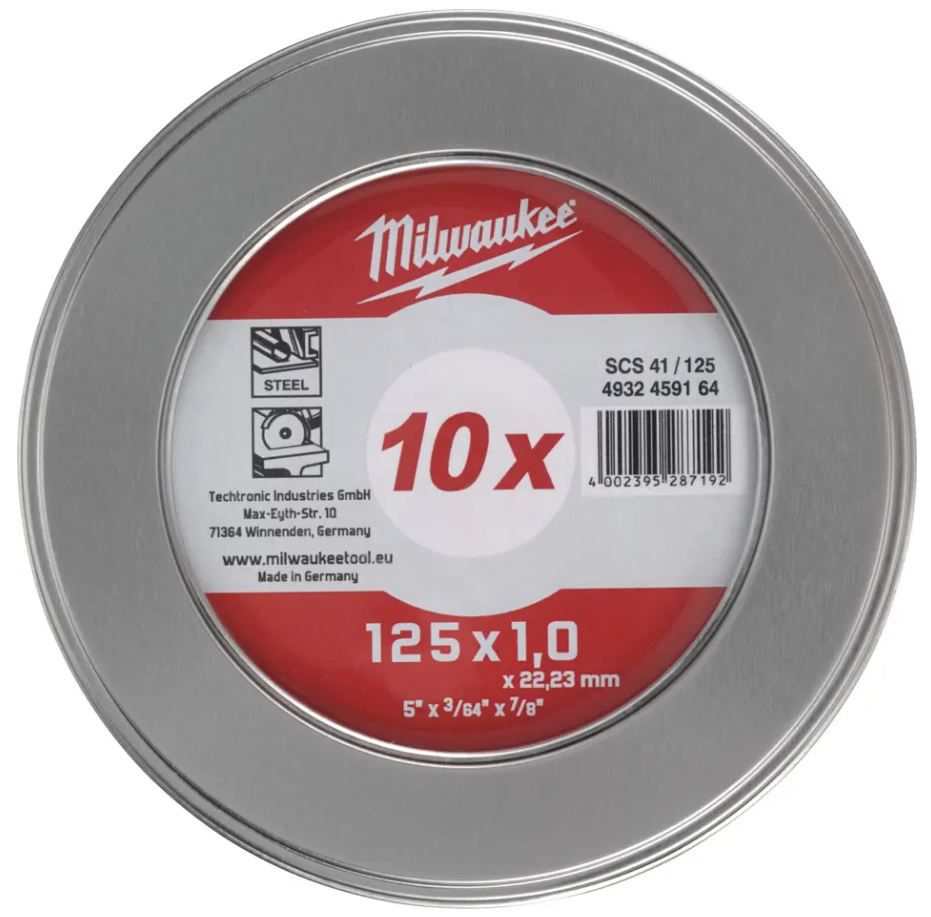 Trennscheibe PRO+ INOX 125 mm - Milwaukee, Inhalt: Pak à 10 Stk.
