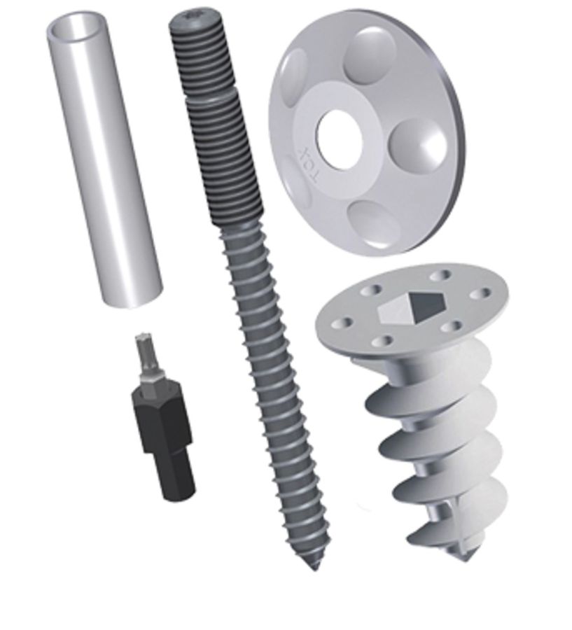 Fallrohrbefestigung SET - TOX Thermo Vario