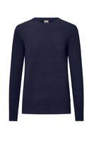 HAKRO Pullover Premium-Baumwolle, Gr.2XL - Feinstrick aus 100 % Baumwolle, tinte