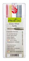 Ersatzminen-Set zu Tieflochmarker - Pica-Dry, Farbe: graphit, rot, gelb