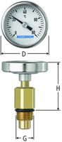 Thermometer zu geregeltem - Zirkulationsventil Nr.36010