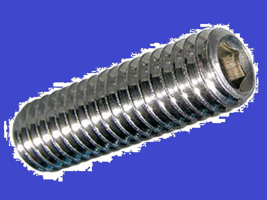 Gewindestifte mit Innensechskant INOX A4 - mit Ringschneide ISO 4029  DIN 916