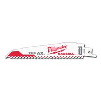 Säbelsägeblatt Milwaukee Bimetall-Kobalt - 230x1.60mm, 5Z, 10-175mm Holz, 25er Pack