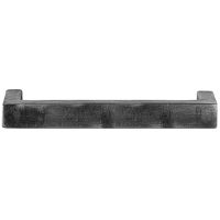 Möbelgriffe HAGER 140 mm - Stahl naturblank matt lackiert