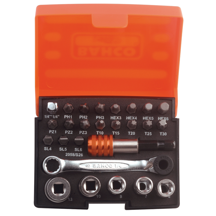 Steckschlüssel-Satz BAHCO 2058-S26