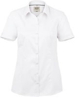 Women-Bluse klassisch 1/2 ärmelig aus - 100 % Baumwolle, 120 g /m²  Gr. XS - 3XL