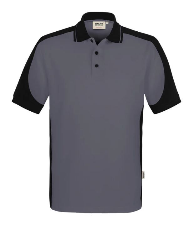 Hakro Poloshirt Contrast Mikralinar - 50% Baumwolle, 50% Polyester (recycelt)