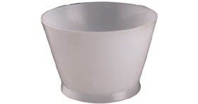 Gipsbecher ø140 mm Höhe 90mm naturfarbig - Polyäthylen, säurefest