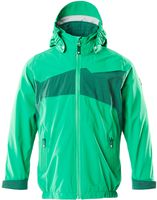 Hard Shell Jacke Kinder Gr. 152 - grasgrün/grün, wasserdicht