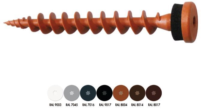 Isolationsschrauben IPS - mit EPDM-Dichtring T25