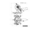 Kapp-und Gehrungssäge Metabo KS 216M - 90/45°, 1.35kW, Schn.tief.120/80 mm