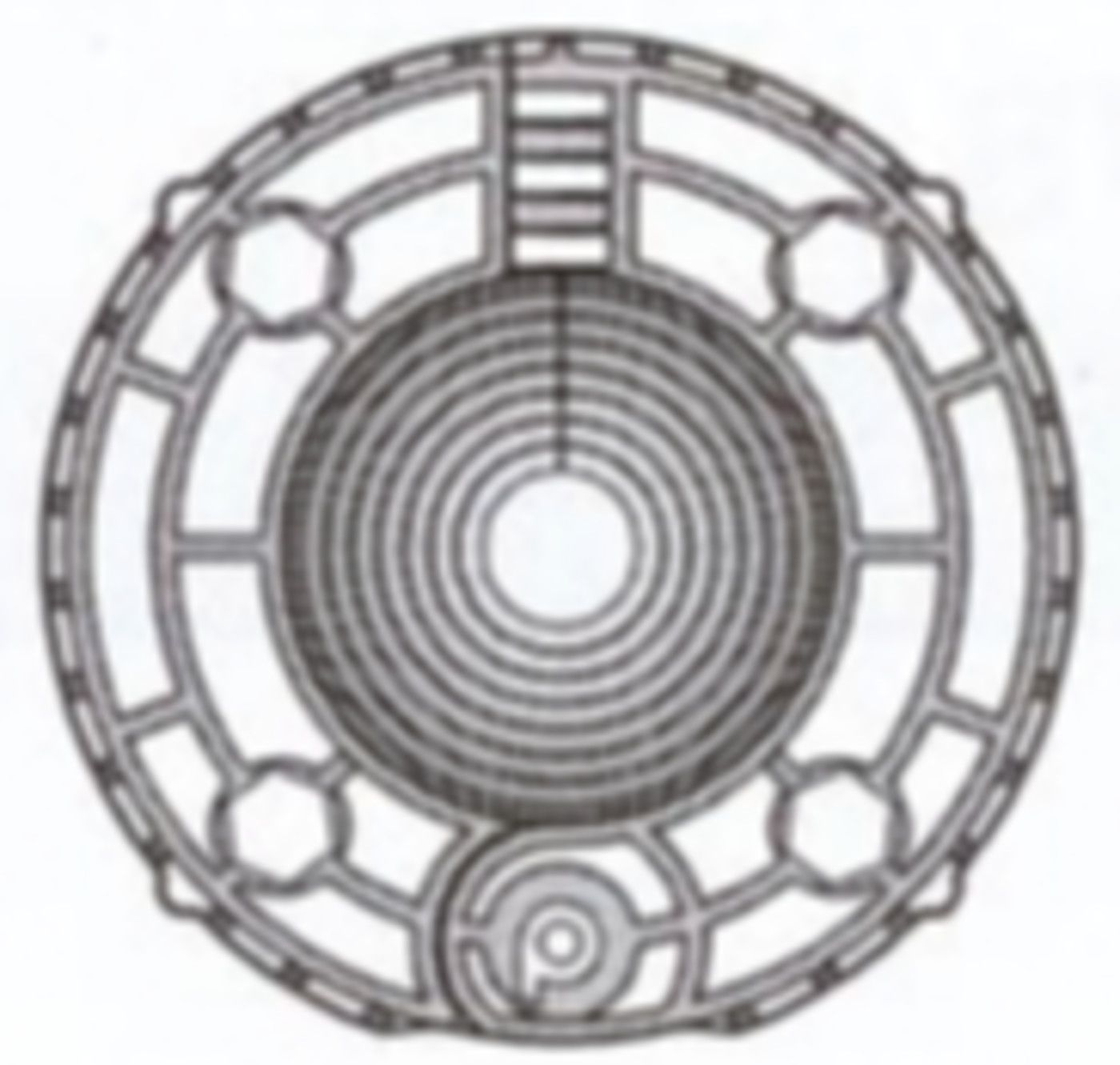 Dichteinsatz aufklappbar PLASSON DN 100 - für Rohre 15-50mm