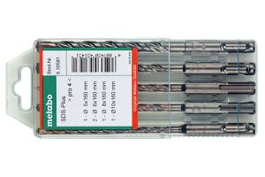 Hammerbohrersatz METABO SDS-plus Pro 4 - 5-teilig 5-10 mm