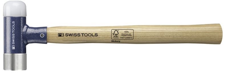 Nylonhammer komb. PB 304 Gr. 2 - Schon-/ Schlosserhammer rückschlagfrei