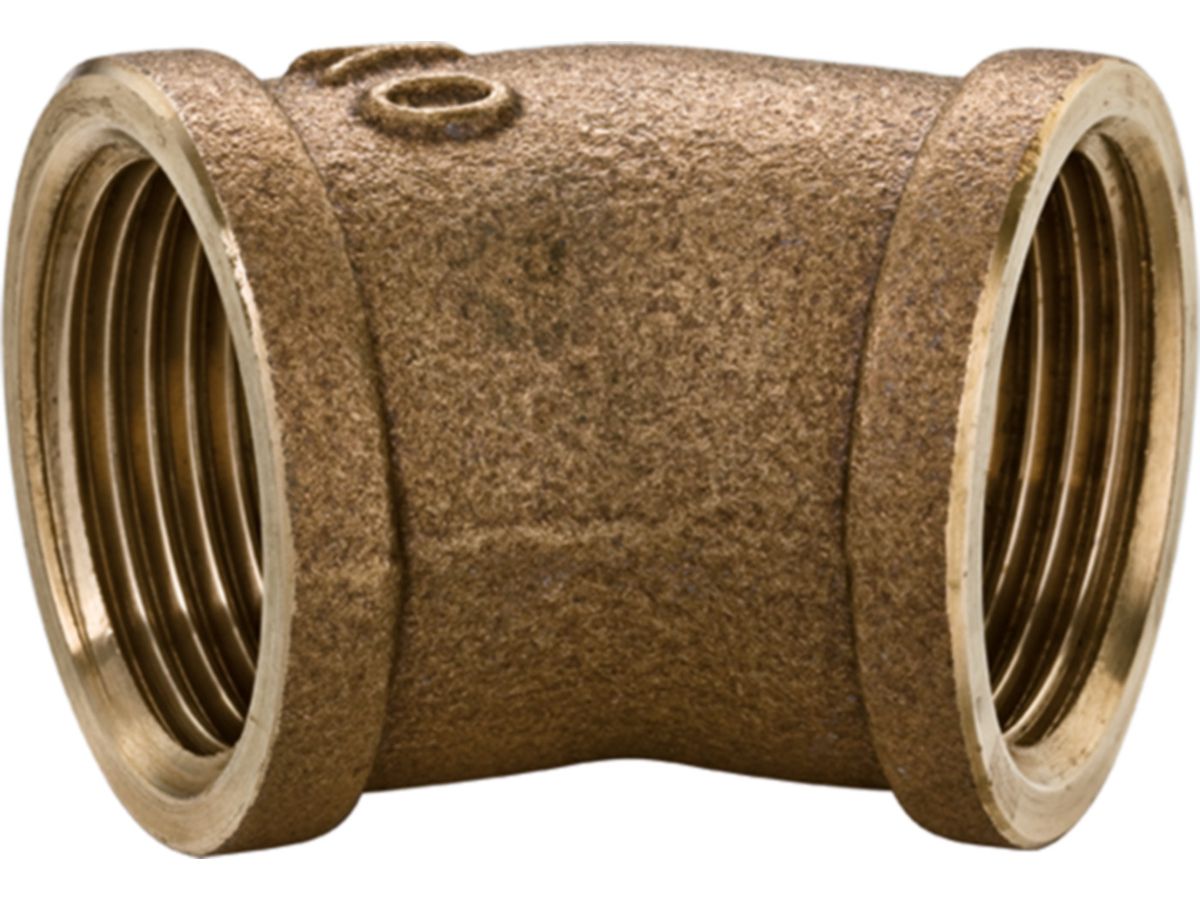 Rotguss-Winkel 45° Nr.120   11/2"